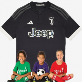 Kid's Juventus Third Suit 23/24 (Customizable)